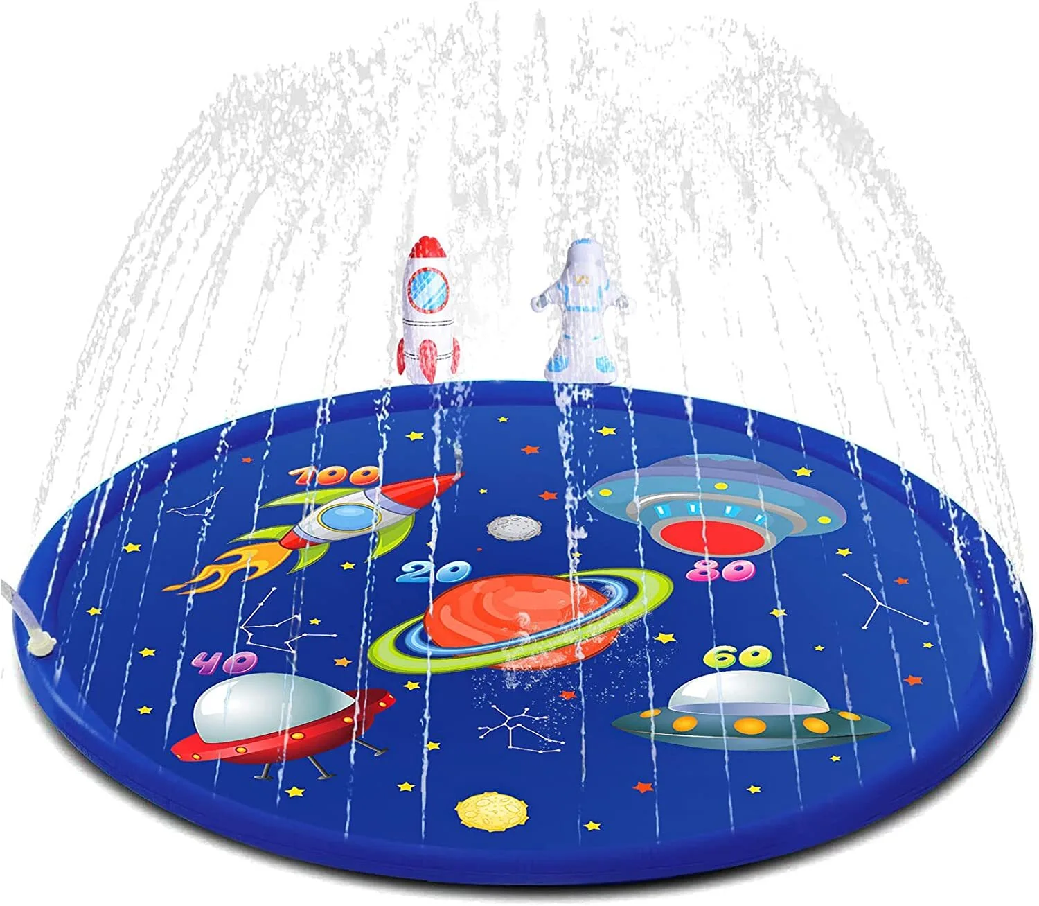 Outdoor Inflatable Water Play Sprinklers Durable Funny Summer Toy Water Mattress for Toddlers and Children 1