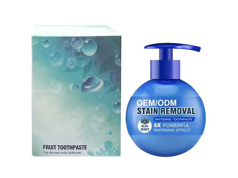 Baking Soda Fruit Flavored Fresh Breath Whitening Toothpaste 2