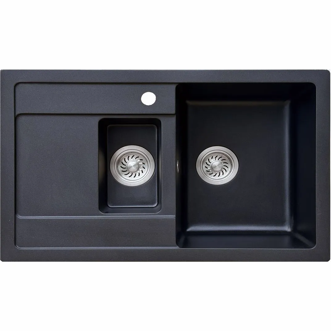 Naitron Poldseries Acrgranit® 1.5 Bowl Topmount Granite Kitchen sinks 1