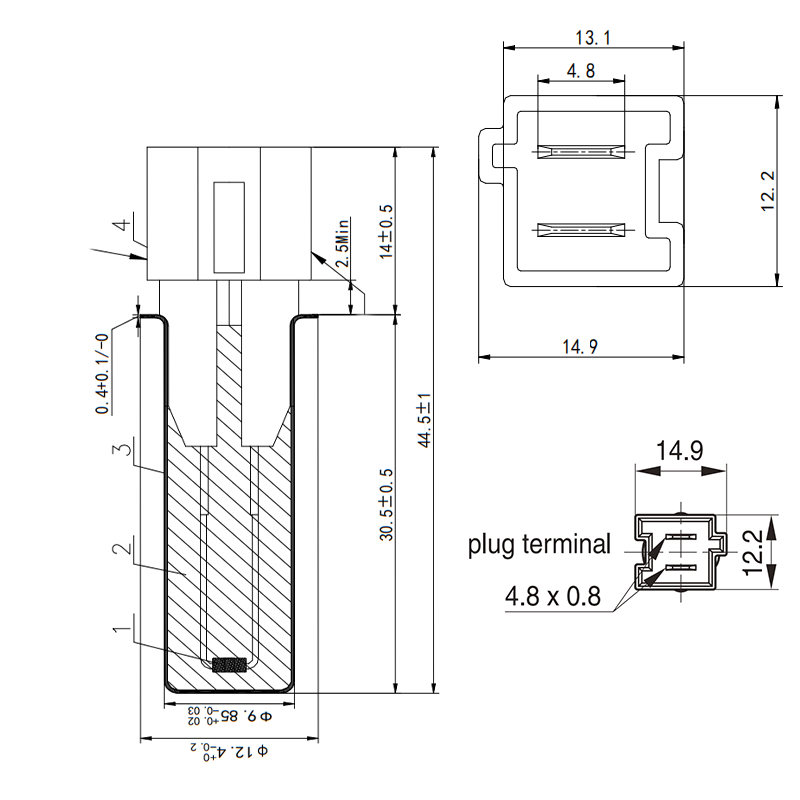 Sensor de temperatura de la lavadora W10467289 2