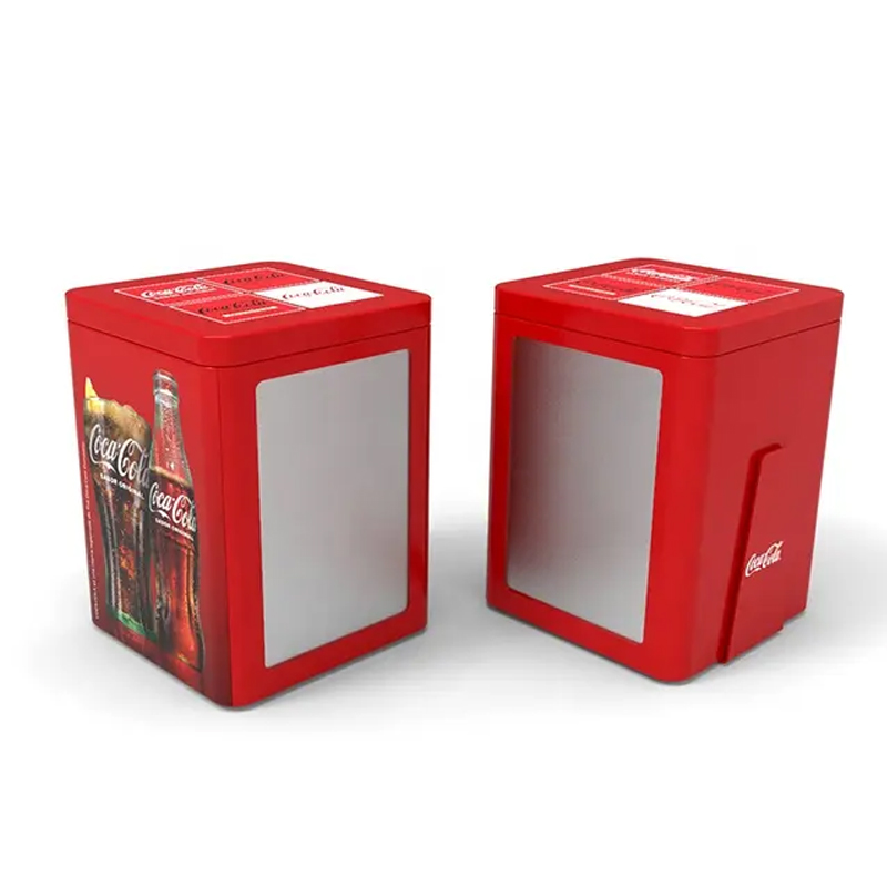 Square Coke Napkin Dispenser With Menu Stand 3