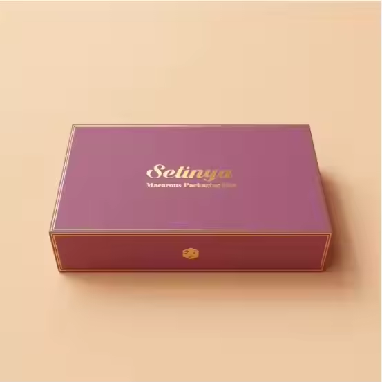 2025 popular custom luxury macaron with magnetic closure gift box/Welm packaging 3