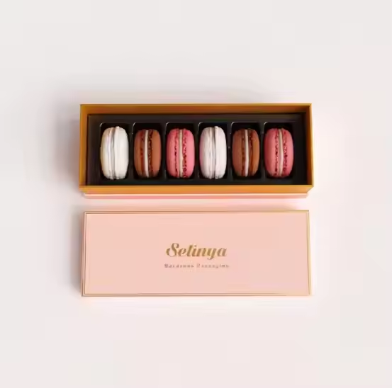 2025 popular custom luxury macaron with magnetic closure gift box/Welm packaging 6