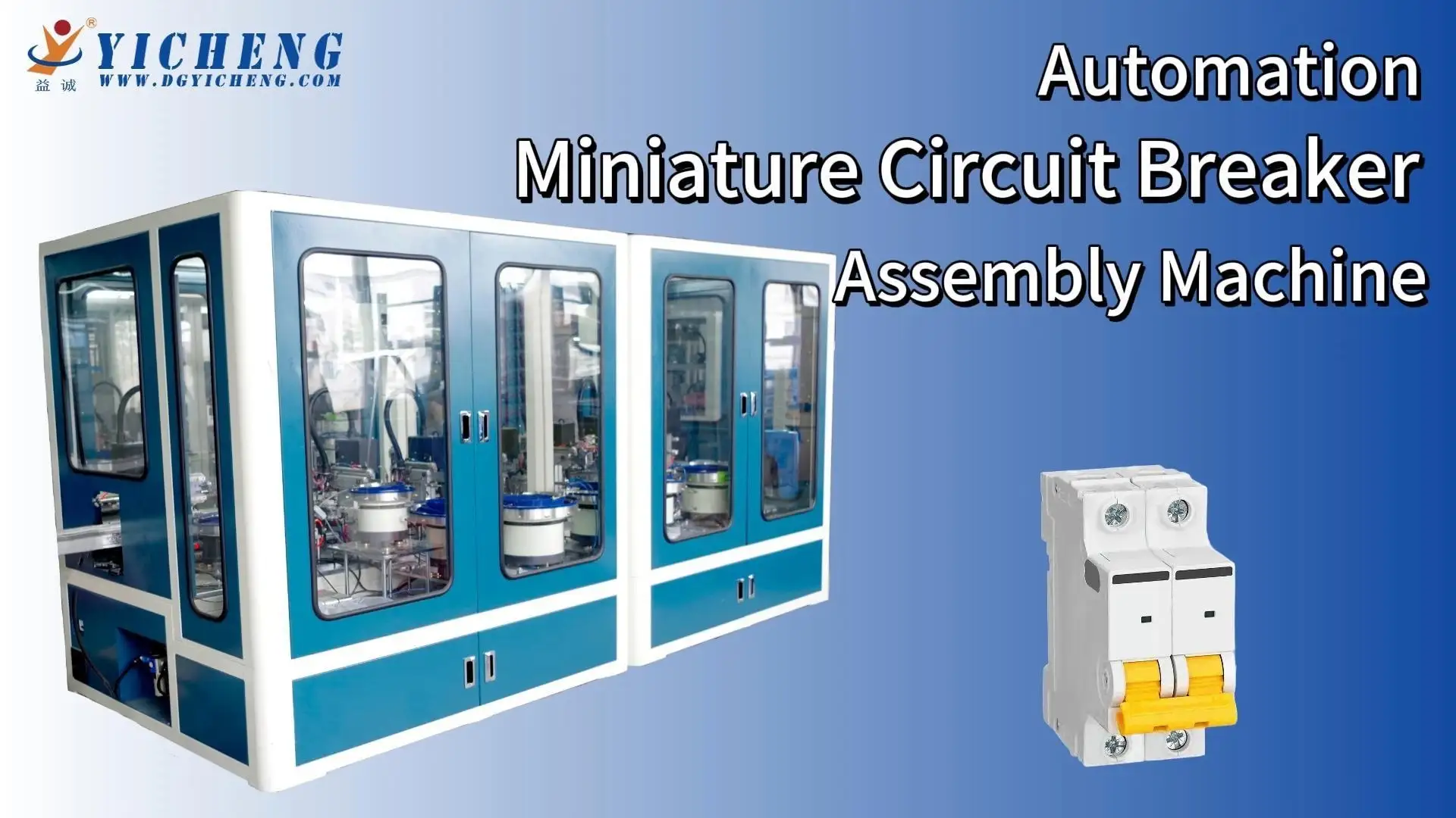 Intelligent MCB Manufacturing Solution Miniature Circuit Breaker Automated Assembly Line 1