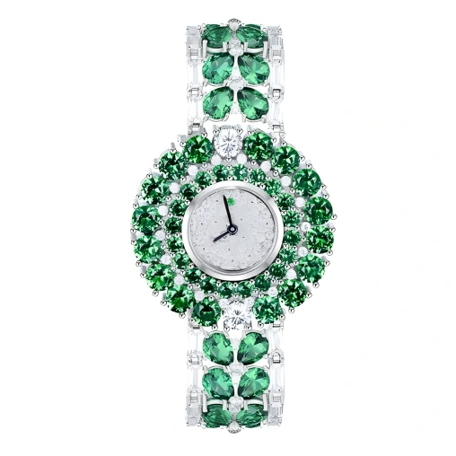 Green Gemstone Inlaid Watch, Dynamic Poetry On The Wrist 1