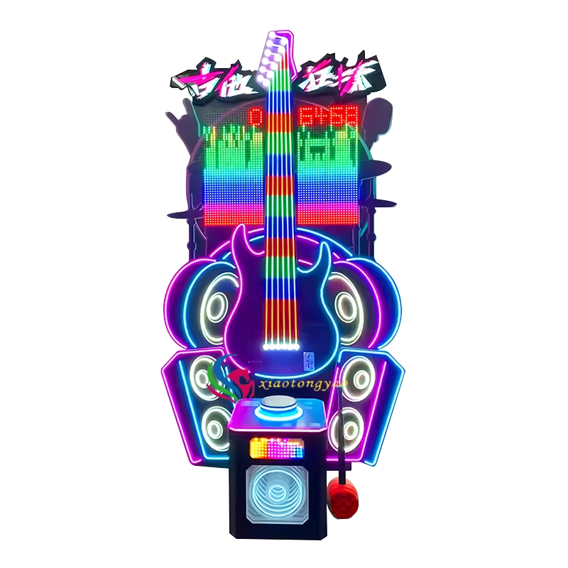 Máquina de jogo de arcade Crazy Guitar Hammer, máquina de jogo operada por moedas 1