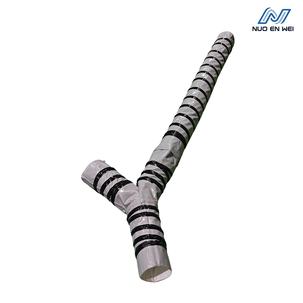 Трехсторонний гибкий разветвитель воздуховодов - настраиваемый адаптер для вентиляции системы отопления, вентиляции и кондиционирования воздуха типа Y/T 1