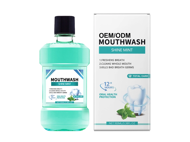 Fresh Breath Invigorating Icy Mint Bottled Mouthwash 1
