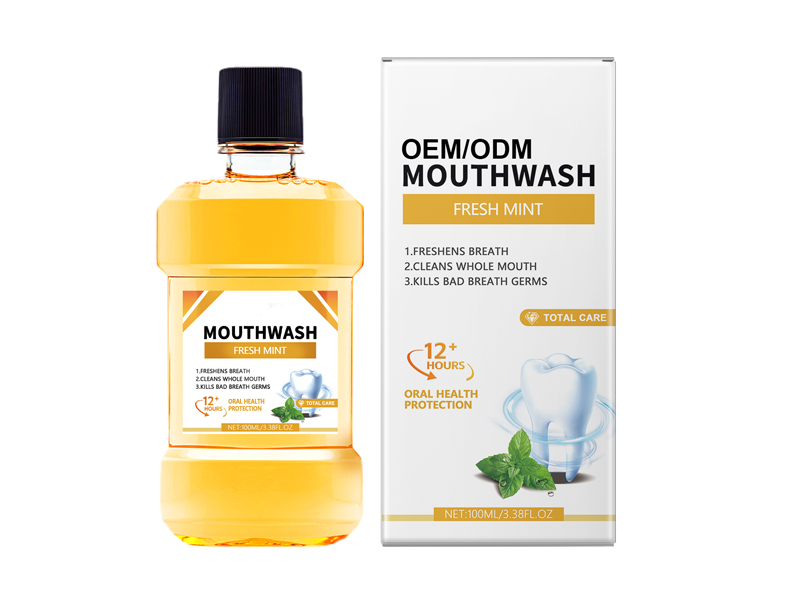 Fresh Breath Invigorating Icy Mint Bottled Mouthwash 2