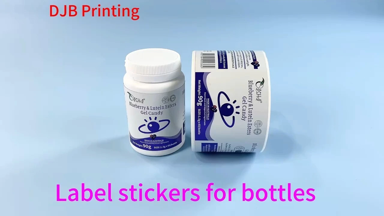Bright Silver PP Material, Matte Varnishing, and Full-color printing Custom Candy/Food Labels 1