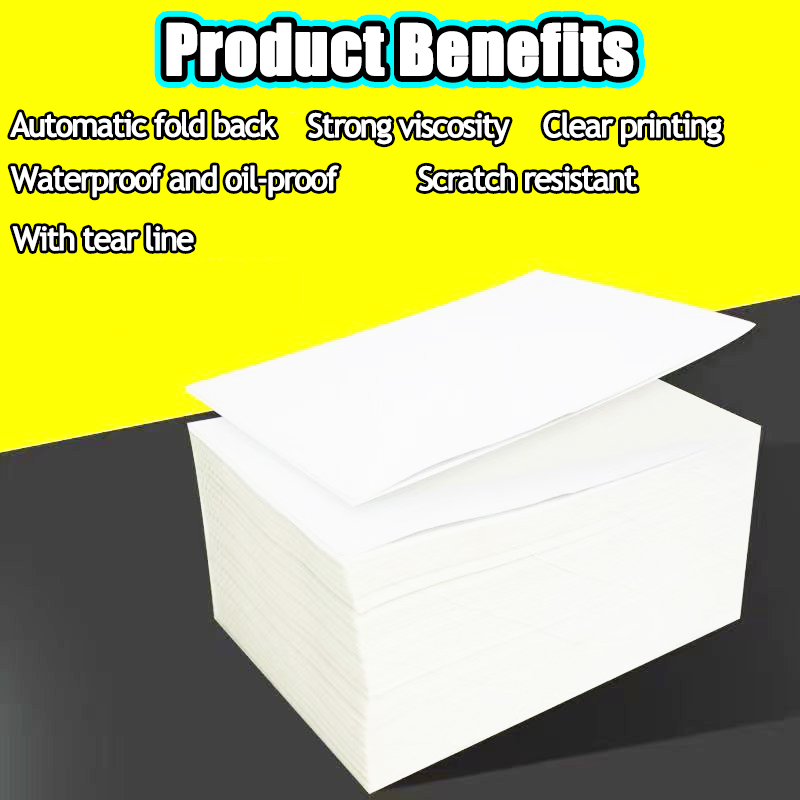 Custom Self-Adhesive Blank Labels - Ultra-Low MOQ Support 4