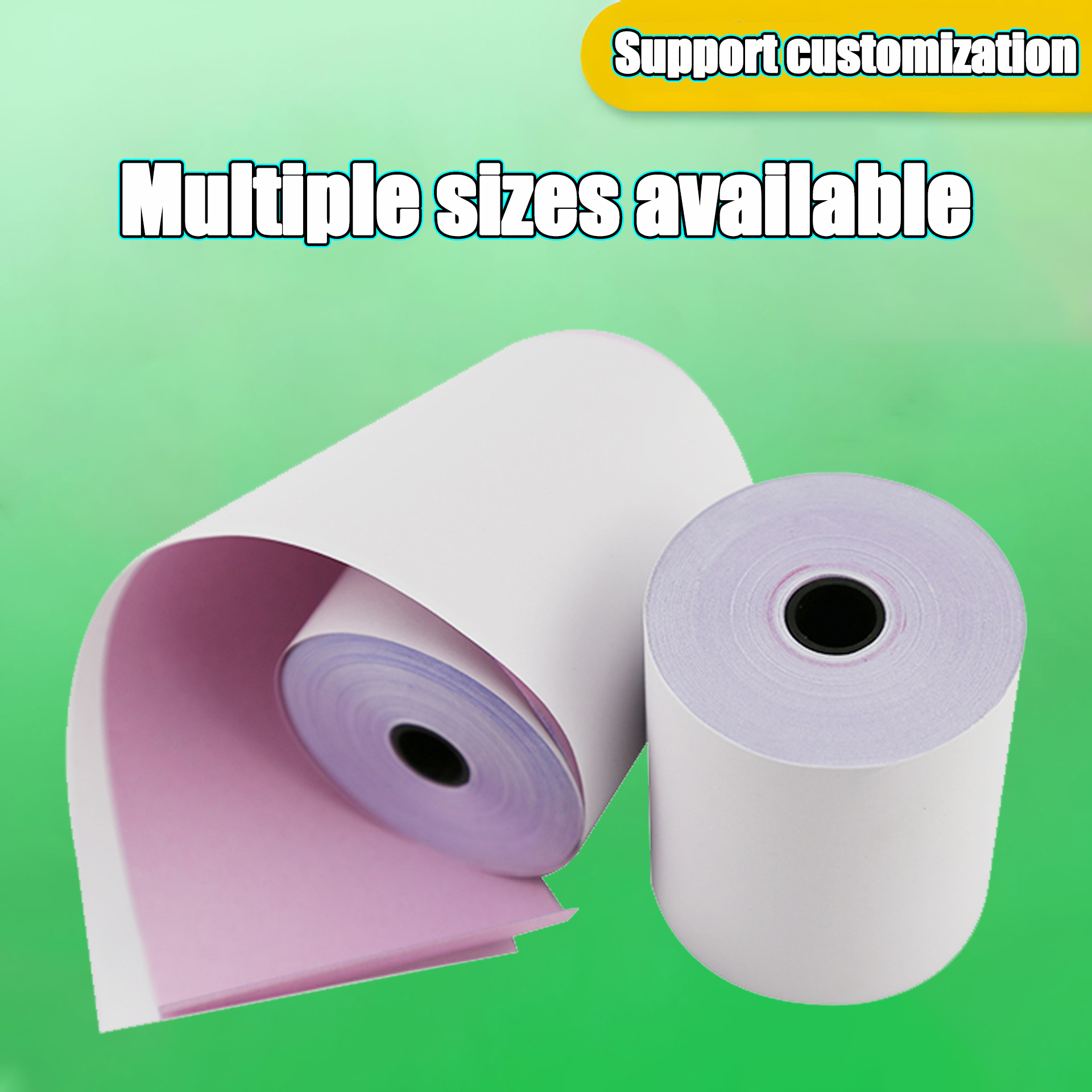 Double-layer Carbonless Cash Register Paper Roll with High-quality Raw Materials for Small Batch Customization 2