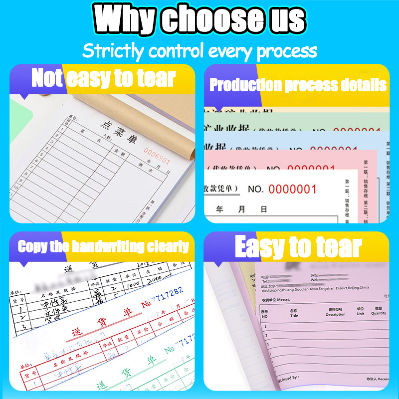 Customizable Hotel Booking Receipt Book with Ultra-Low MOQ 3