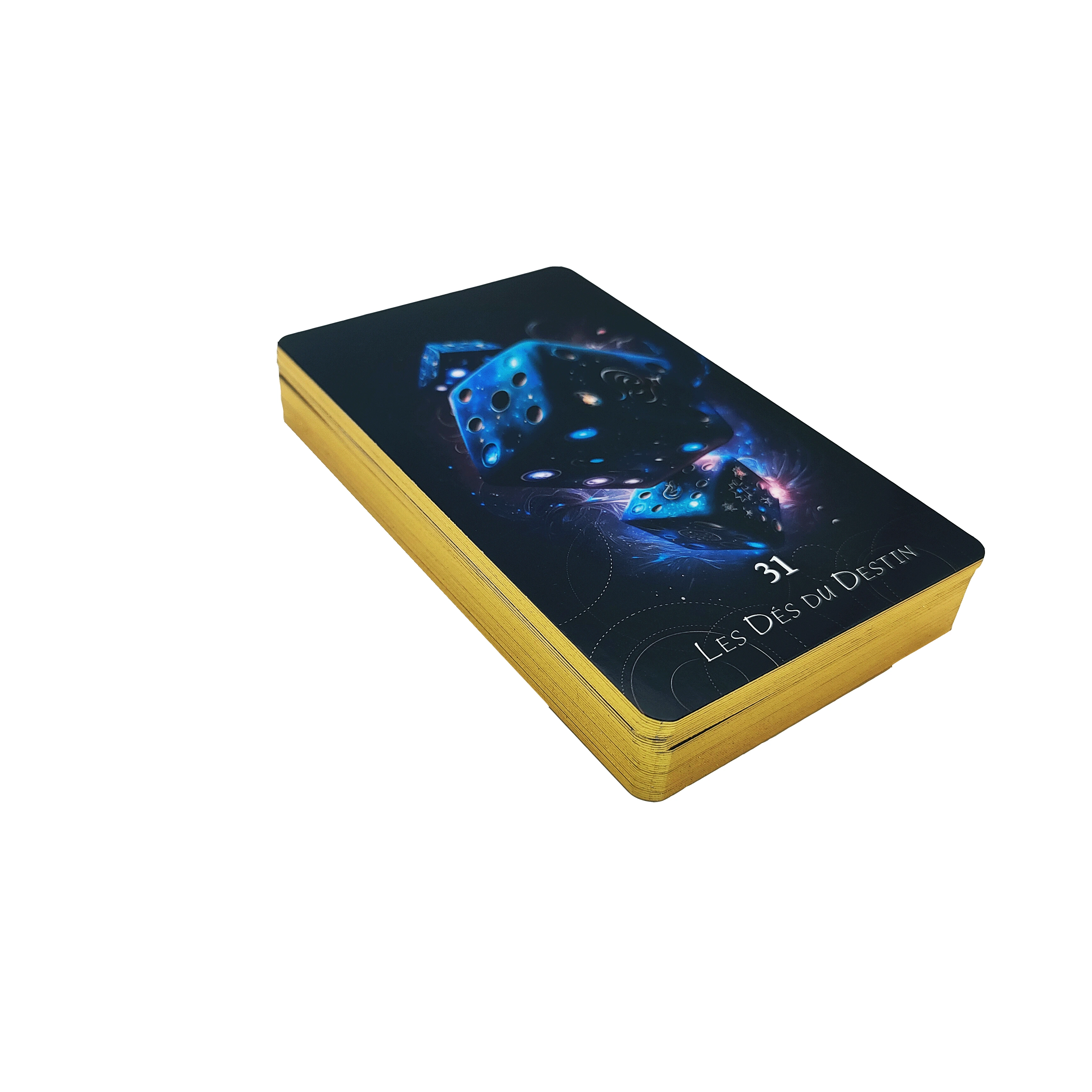 China MA ZAI FEI Custom Made Foil Tarot Cards 1
