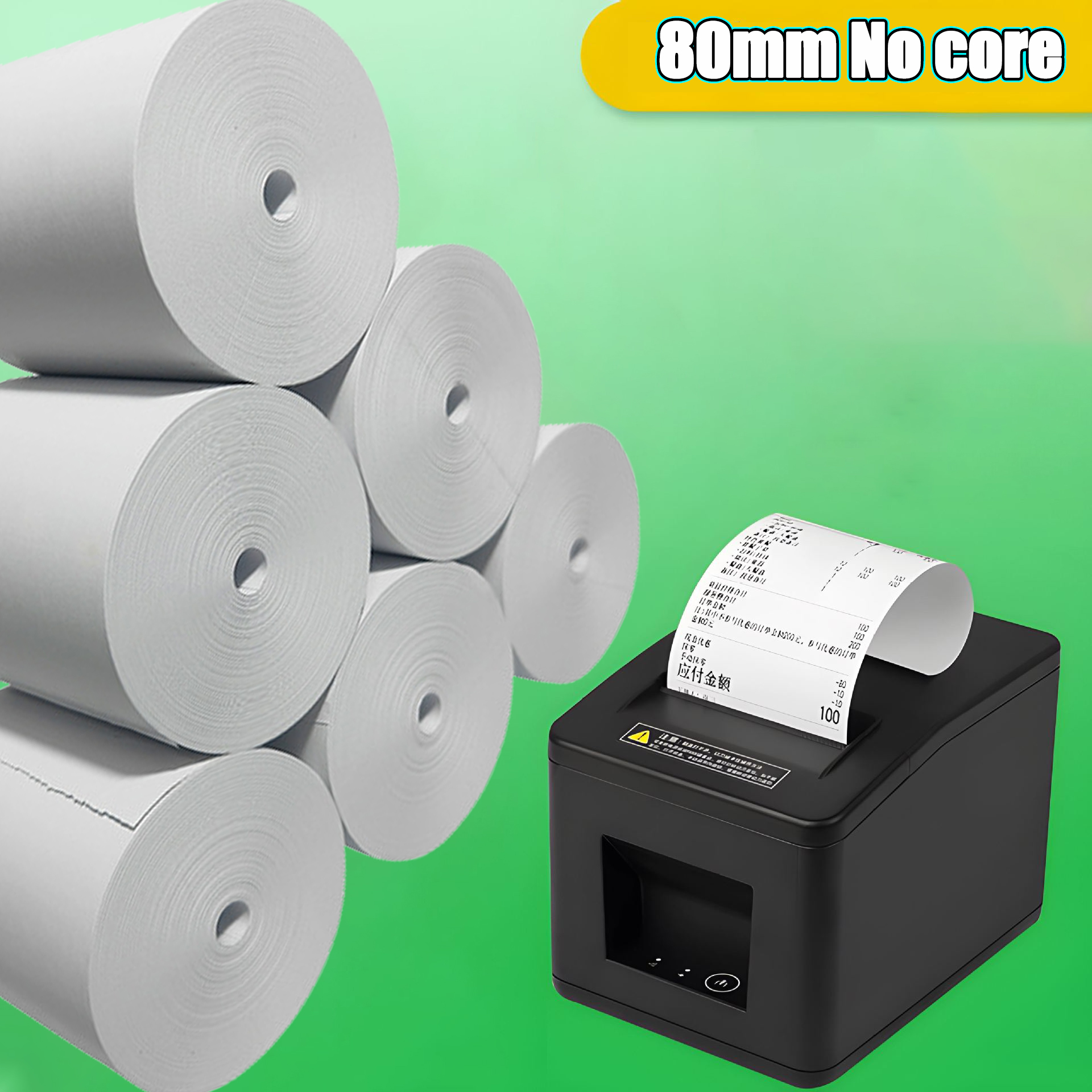 Tùy chỉnh giấy cuộn nhiệt cuộn lớn cho bản in nhà bếp 6