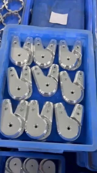 CNC Machined Aluminium Extrusion Push Button Ratchet Joint for Mobile Tilting Toilet Wheelchair 1