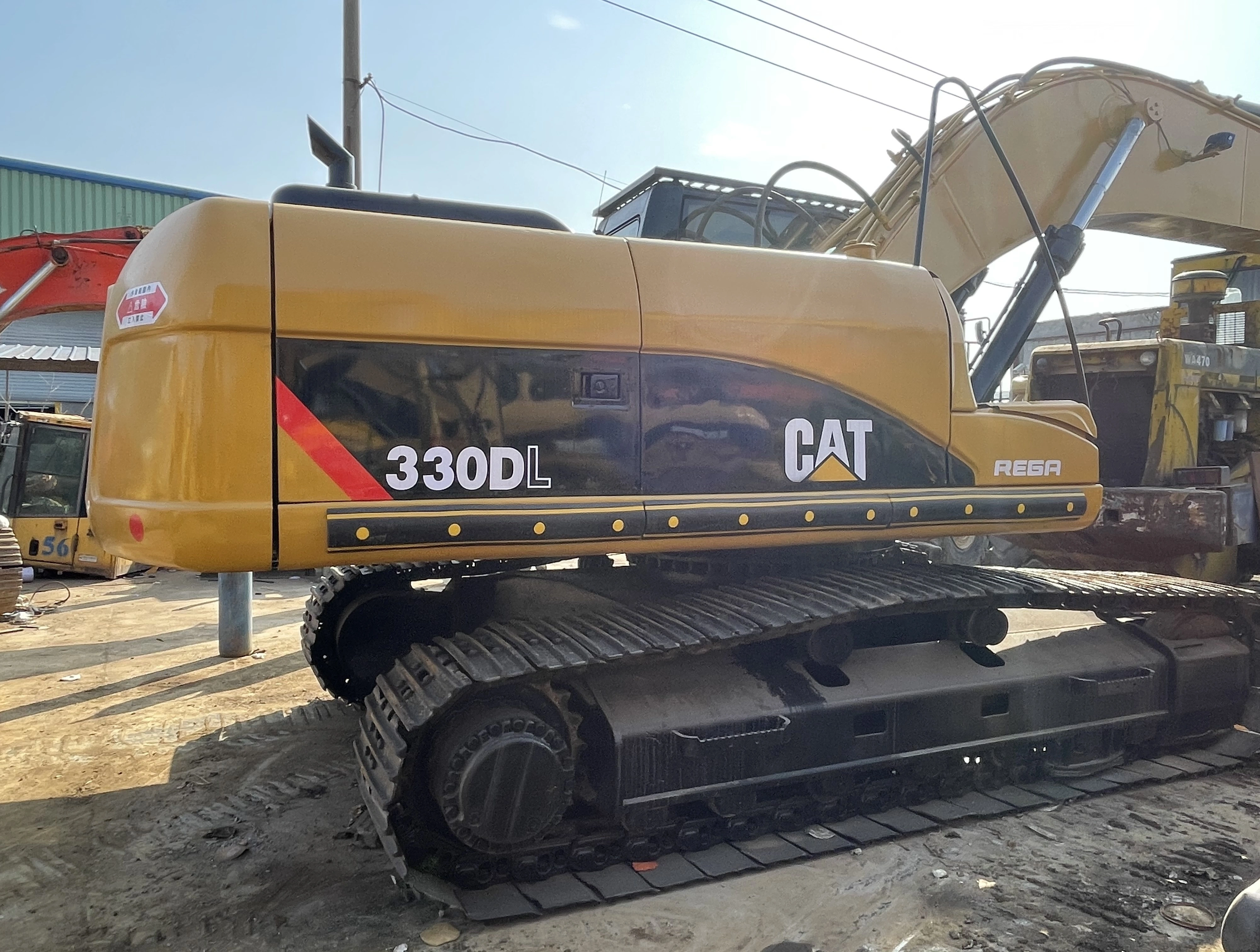 2014 CAT 330DL 30 Ton Used Excavator High Quality Secondhand Hydraulic Crawler Digger in Shanghai Yard Global Delivery 1