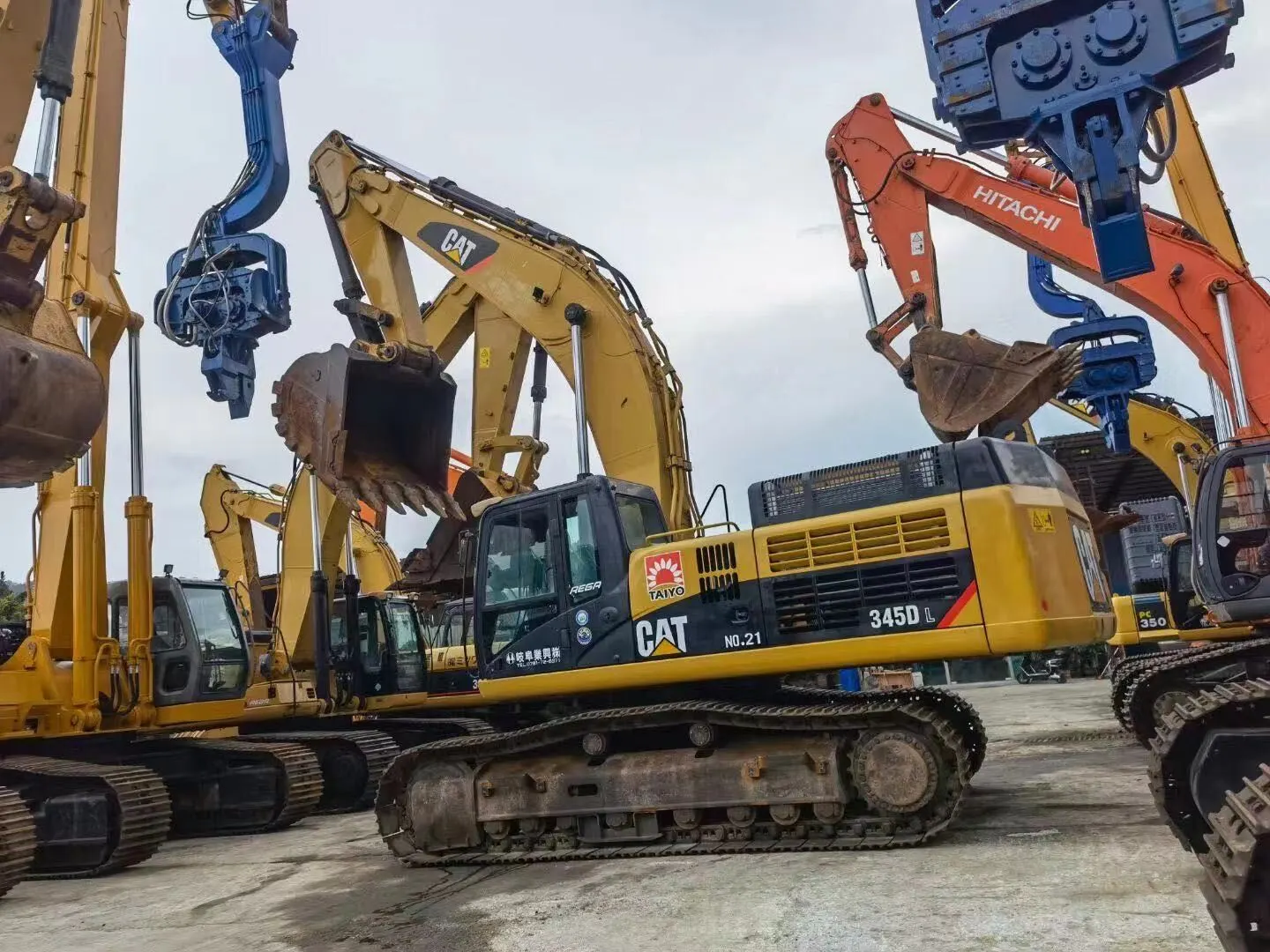 2014 CAT 345DL 45 Ton Large Used Excavator Secondhand Digger in Good Condition Global Delivery 1