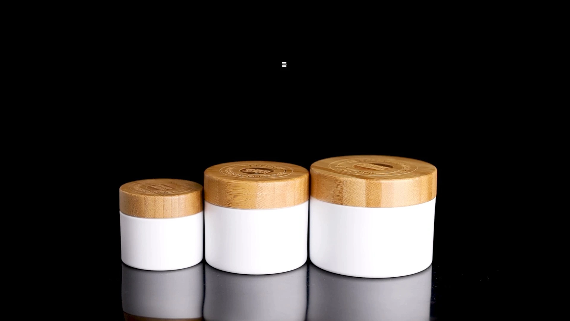 Eco-Luxury Bamboo Cap Cosmetic Jars | Biodegradable Plastic Container with Natural Wood Lid (15g/30g/50g/100g)  BEST-B24001 1
