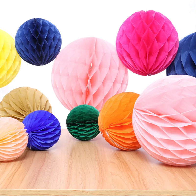Magic Lights Honeycomb Balls Decorations for Birthday Wedding Engagement Holidays Decor Home Fiesta Mexican Party (Rainbow) 1