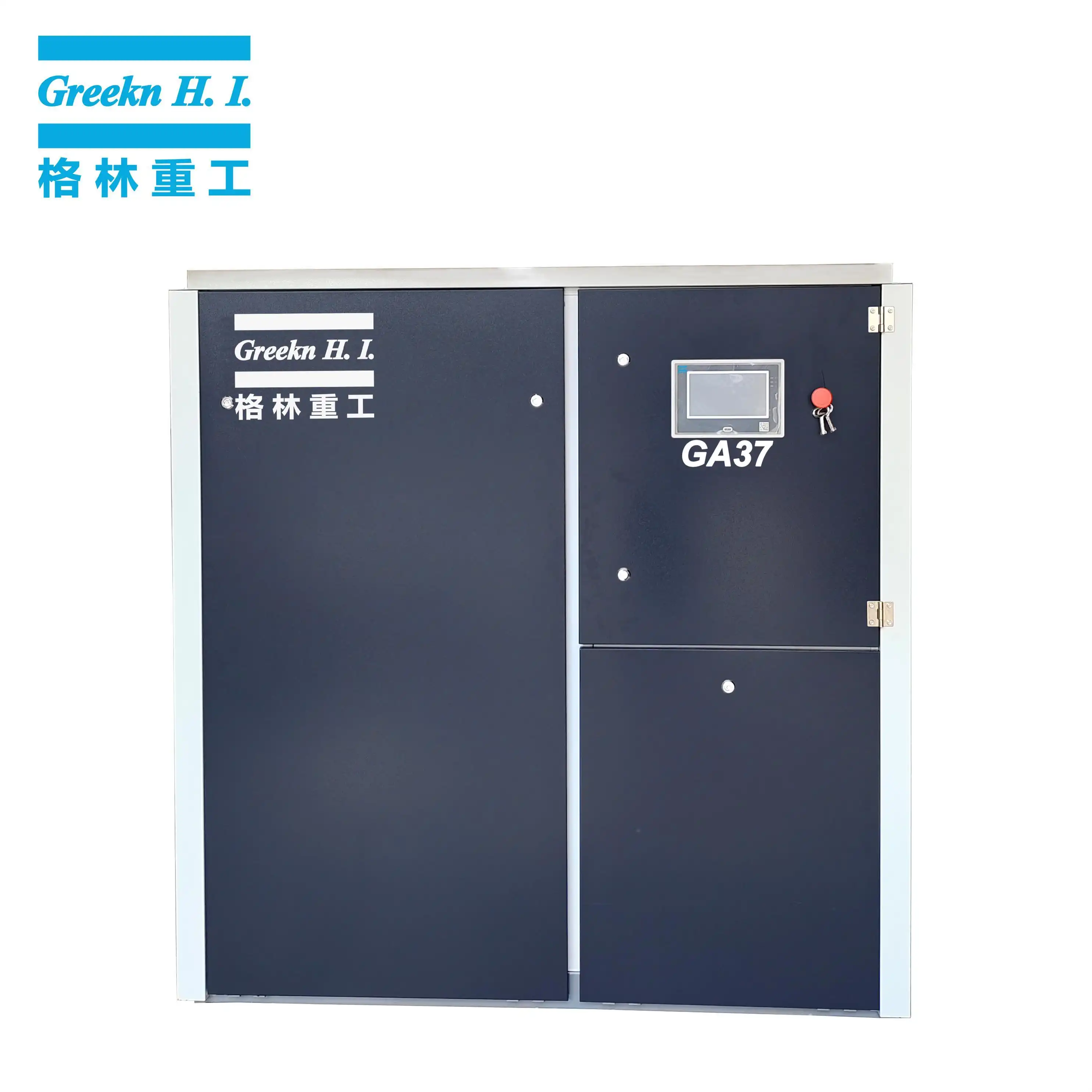 Greeknhi GA37 37kW 50HP Fixed Speed Electrical Screw Air Compressor 1
