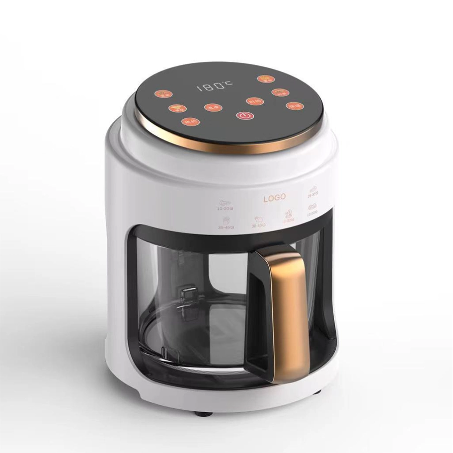 Air Fryer With 4L 1000w Digital Control High Borosilicate Glass 1