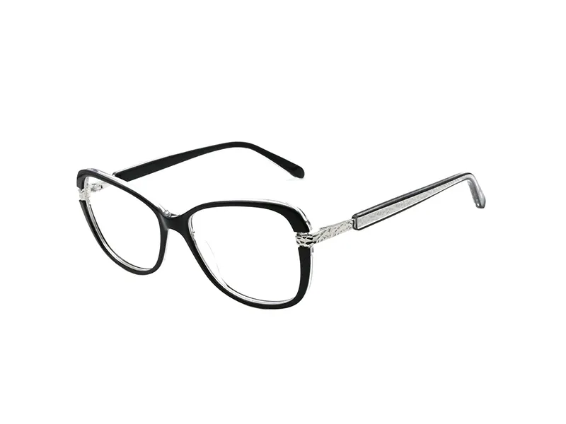 Acetate Eye Glasses Textured / Designer / Modern Classic / Feminine / Statement Wholesale - Quick Wonder 2