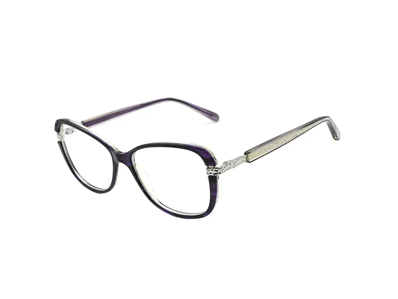 Acetate Eye Glasses Textured / Designer / Modern Classic / Feminine / Statement Wholesale - Quick Wonder 3