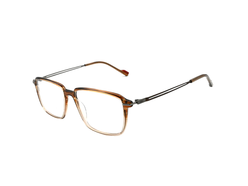 Schnelles Wonder Hollow Design-Ultra-Licht-Titan & optischer Acetat-Rahmen für Männer P-Ra90215 5