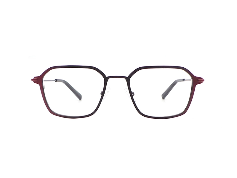 QUICK WONDER Dual-Tone Gradient Plating with Metal Optical Frame for Men – Special Hinge Design P-RS90132 1