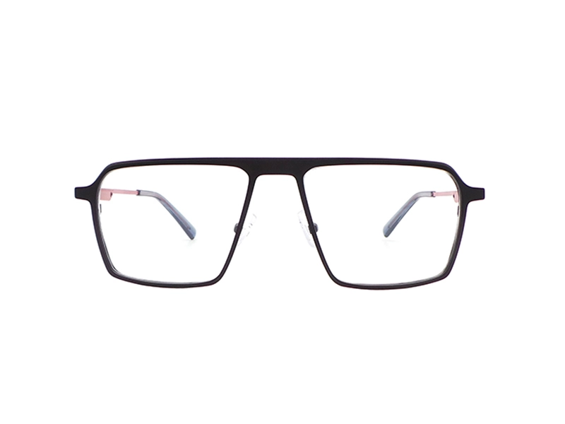 QUICK WONDER Layered Temple Design for Men –  Metal Optical Frame P-RS90138 1