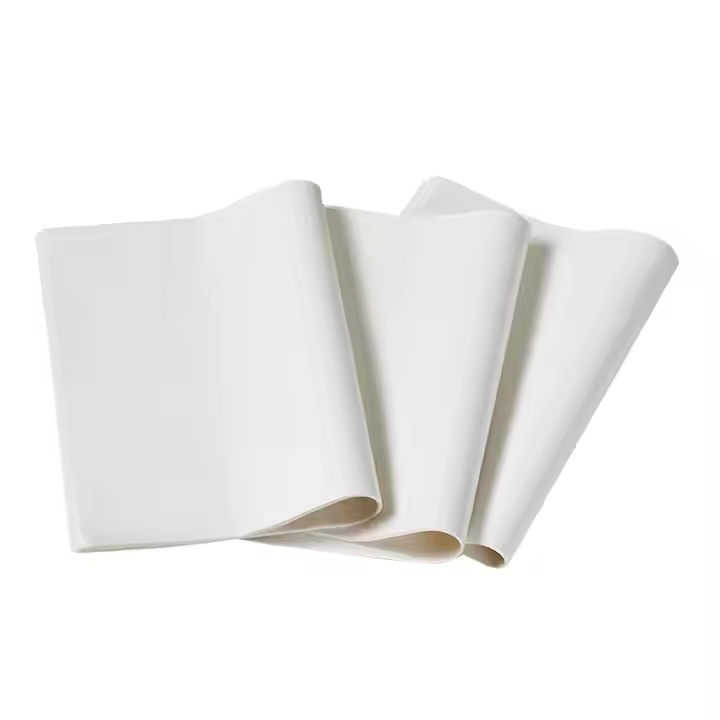 Customized printing logo on fast food oil proof paper for chicken sandwich packaging 5