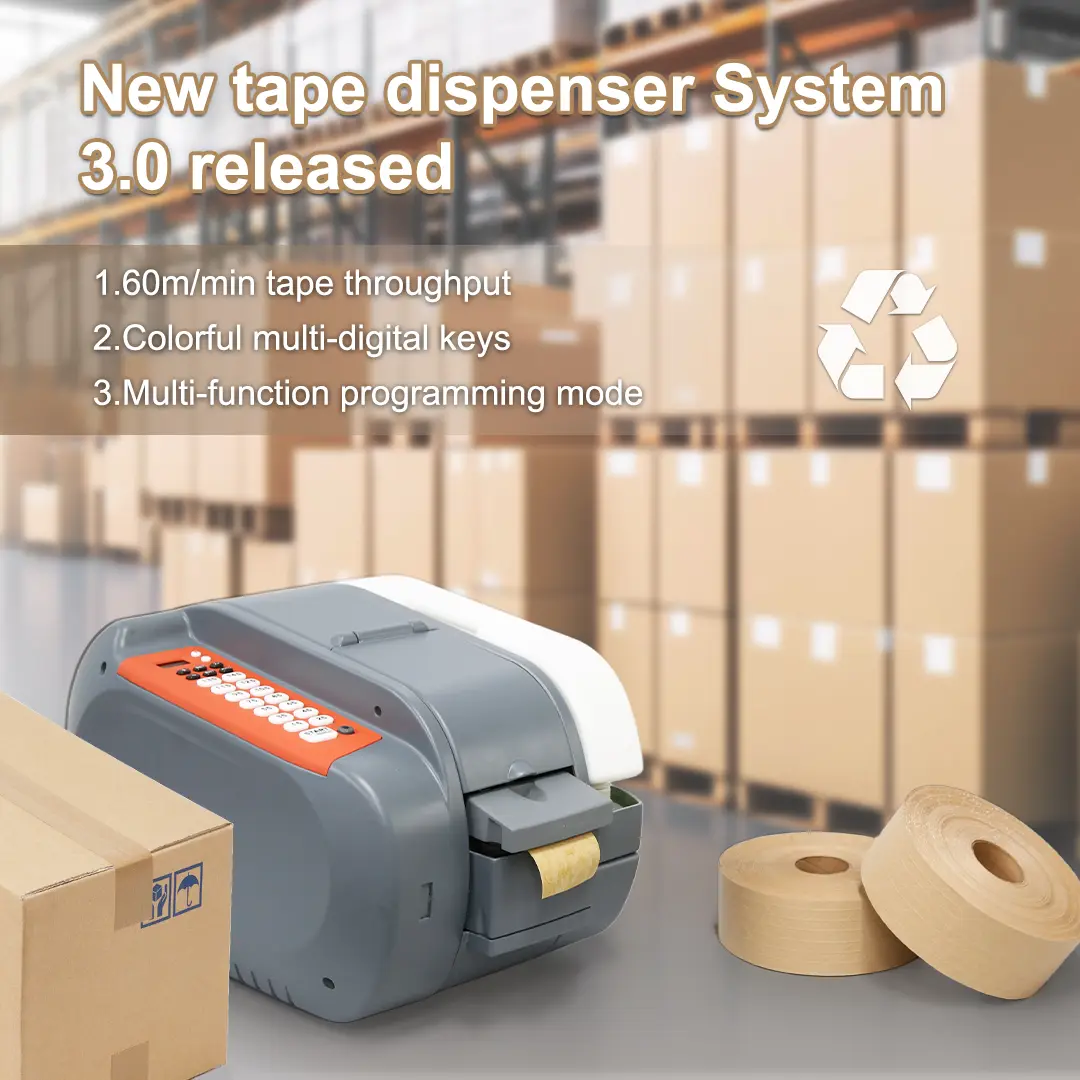 Electric Water Activated Paper Tape Dispenser NT-AT 3.0 1