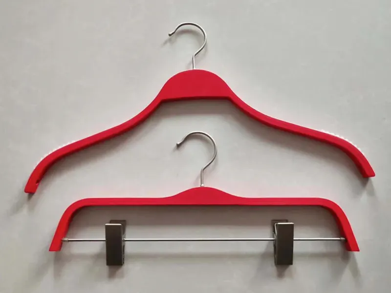 Kids White Wooden Hangers 43cm by LEEVANS 2