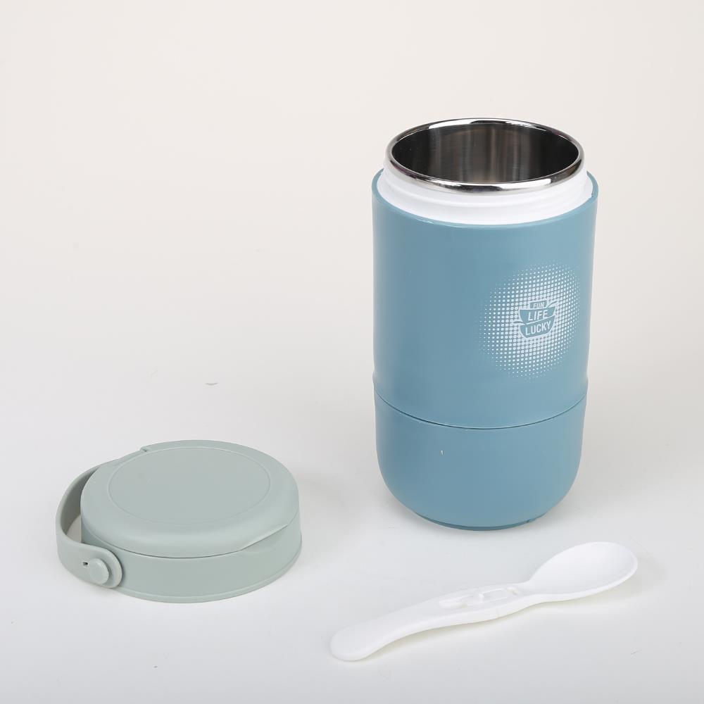 INS Japanese 304 Stainless Steel/PP Soup Cup, Portable Breakfast Cup for Students and Office Workers 12