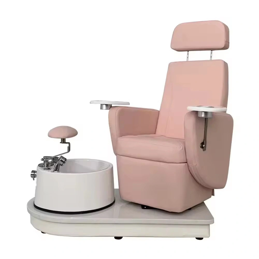 Yoopin Pink Beauty Salon Furniture Pedicure Station Chairs Luxury No Plumbing Pedicure Chair Foot Spa Chair Silla De Pedicura 1
