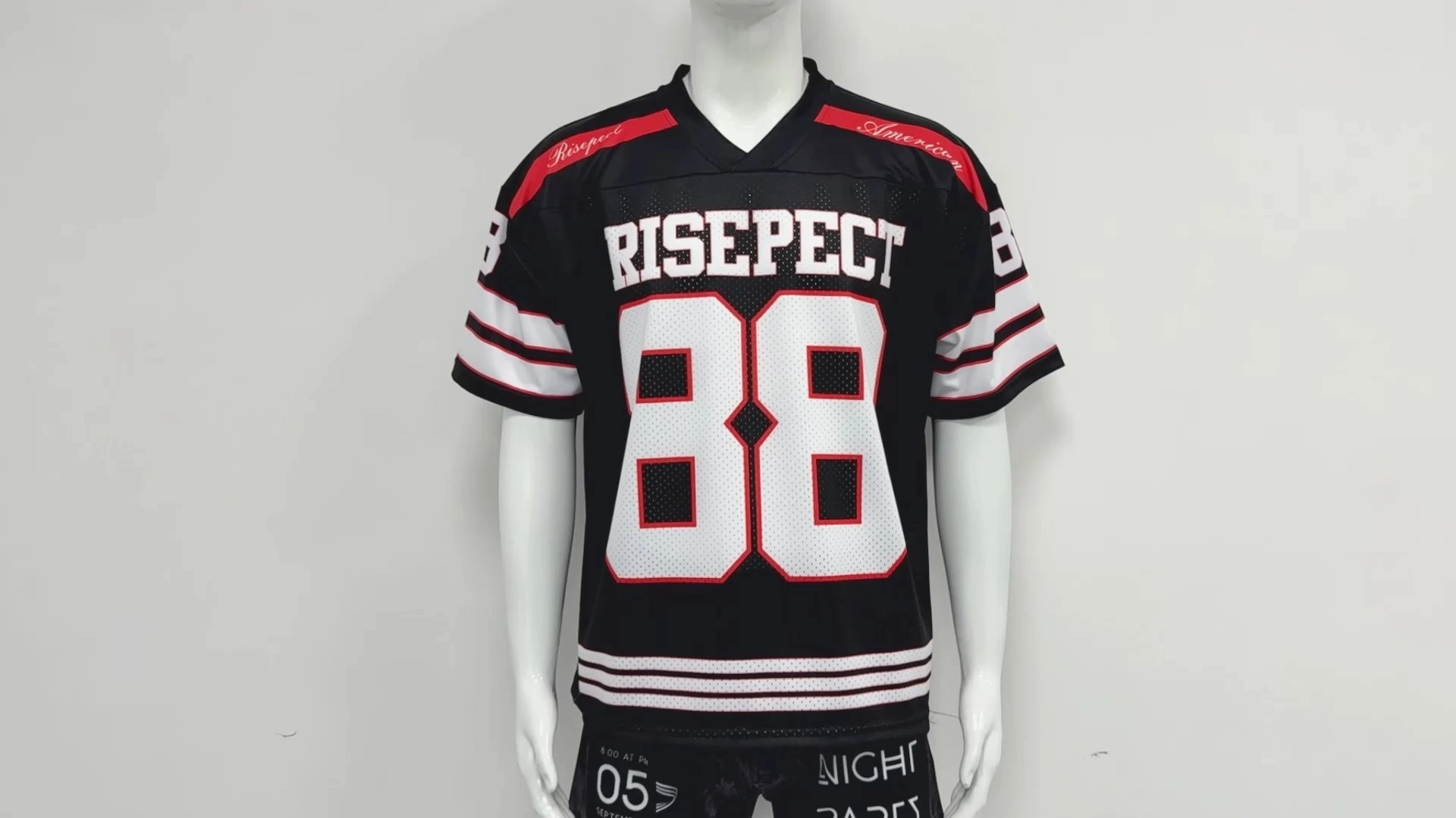 Vintage Football Jersey Breathable Lightweight Fabric Perfect for Sports and Casual Wear 1
