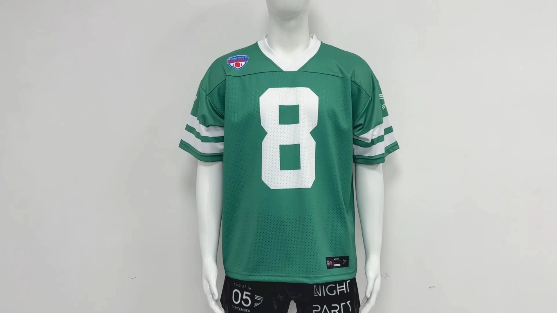 Vintage All-American Football Jersey Bold Retro Colors Designed for Style and Durability 1
