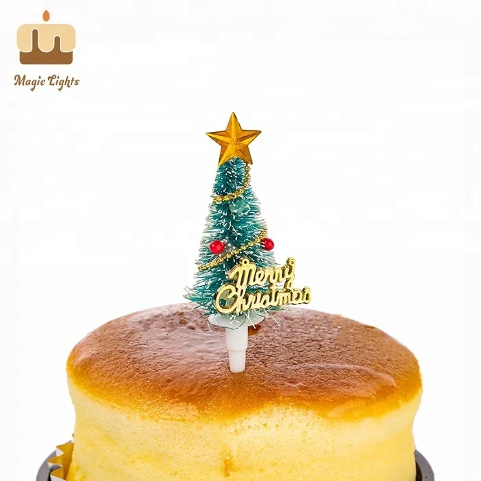 Magic Lights Christmas Tree Cake Topper Picks for Decorating 1