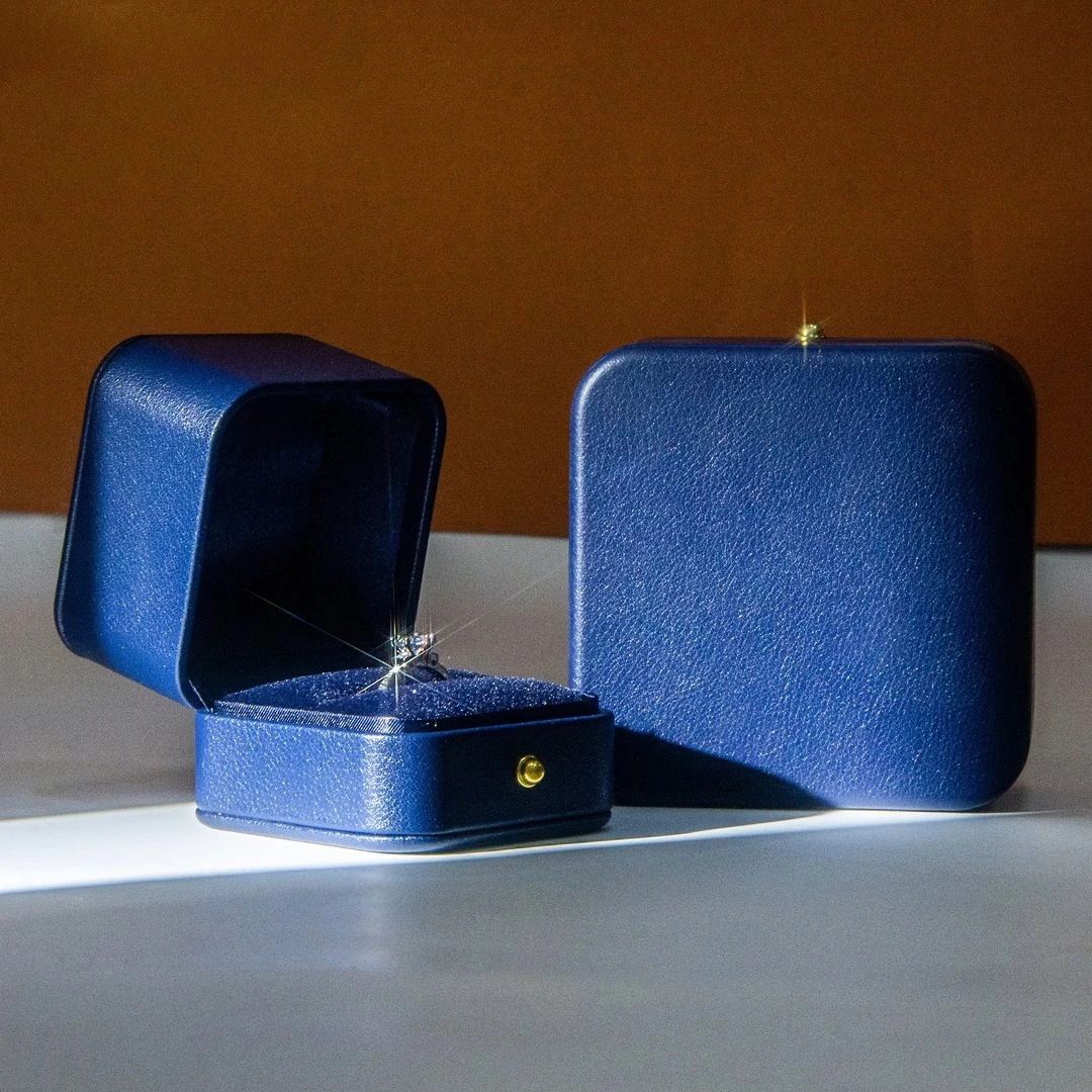 High-grade PU leather jewelry box bracelet pendant necklace ring earrings jewelry gift display box 1
