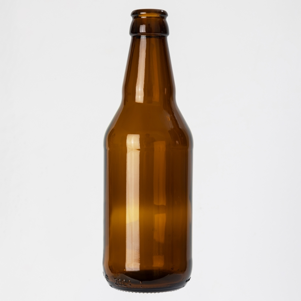 330ml Amber Disposable Glass Beer Bottle 1