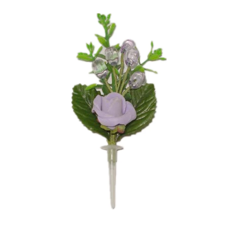 Magic Lights Christmas Artificial Rose Cake Topper Picks 1