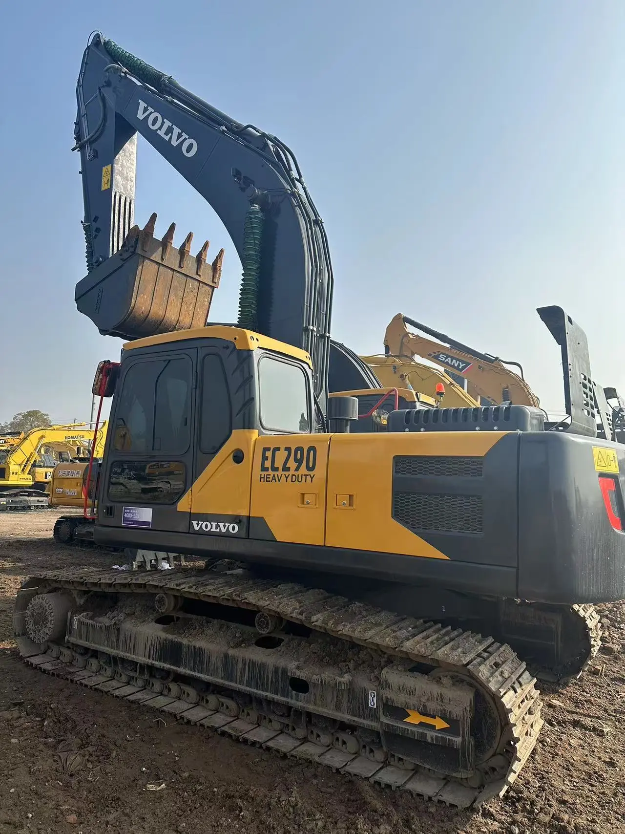Excavadora de cadenas Volvo EC290 de 29 toneladas, 2018, usada, en Shanghái. Entrega a nivel mundial. 1