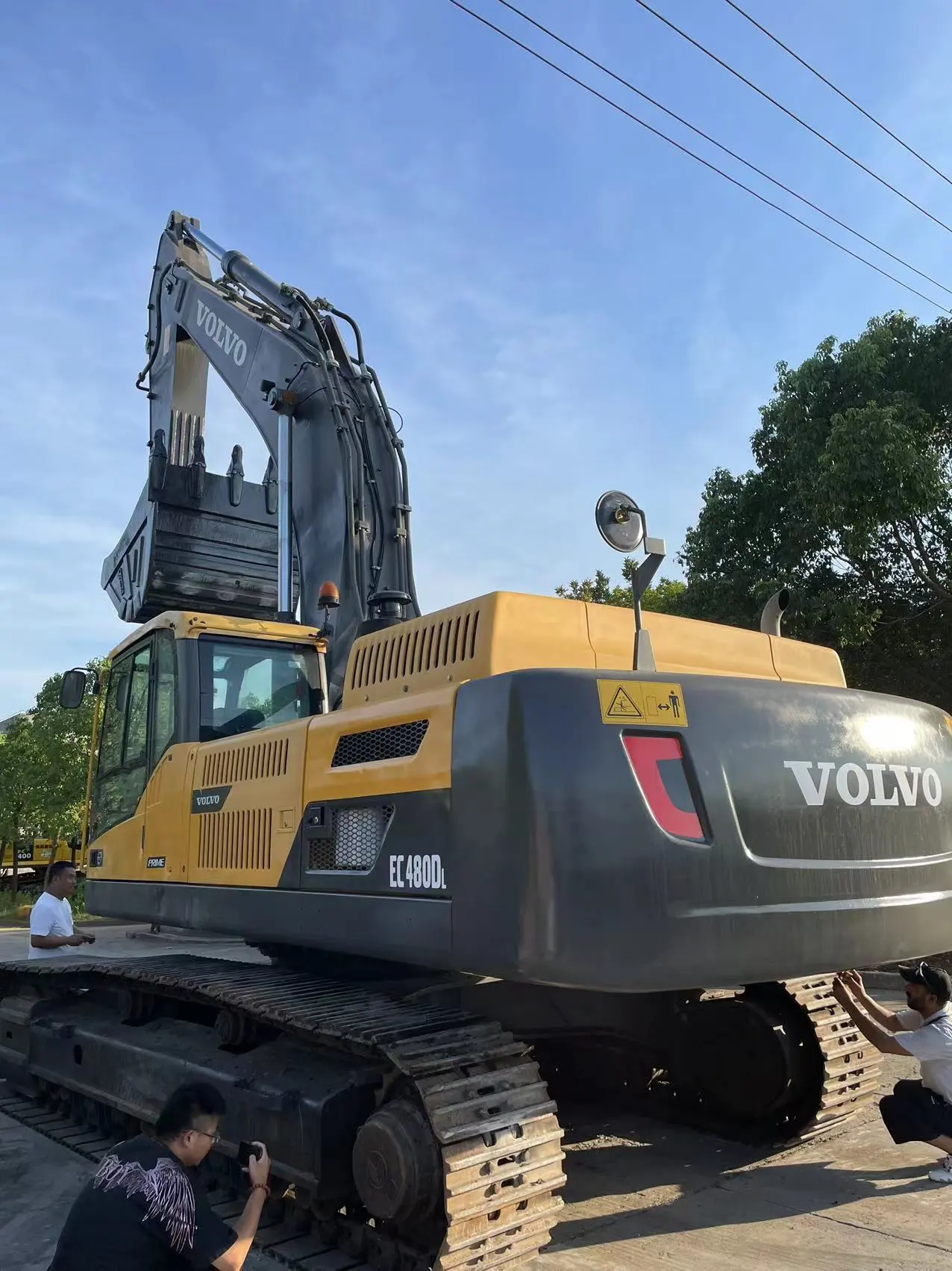 Escavatore cingolato usato VOLVO EC480DL del 2020, 48 tonnellate, di seconda mano, di alta qualità, nel cantiere di Shanghai 1