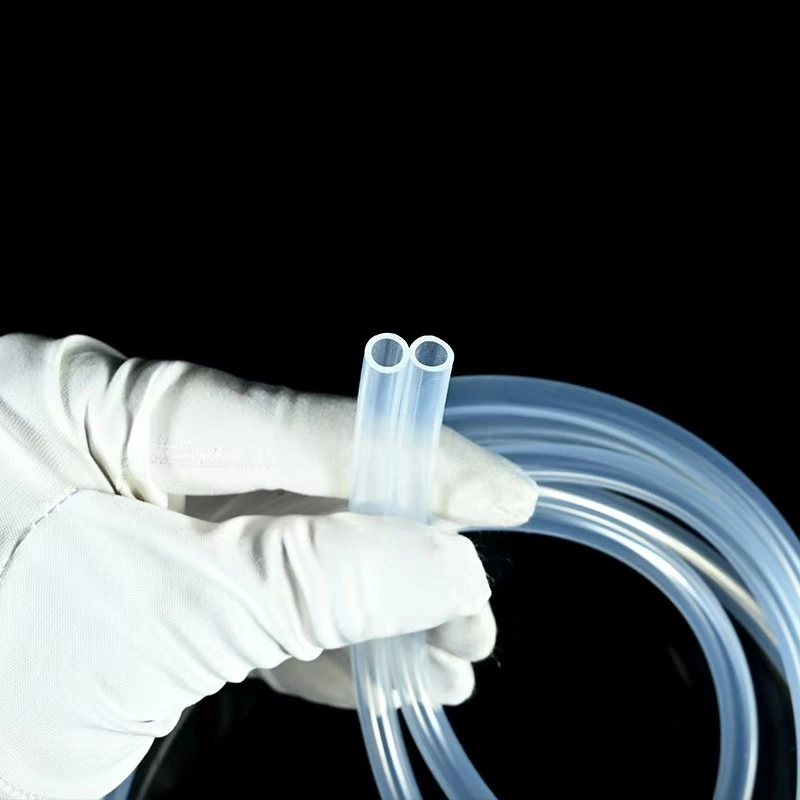 Silicone tube of the physiotherapy device 1