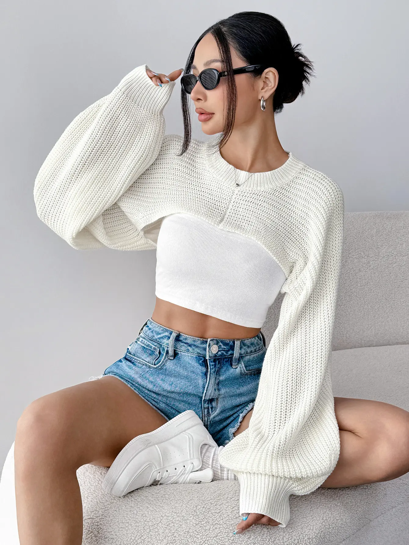 Knitted Pullover Women's - - Fan Flo 6