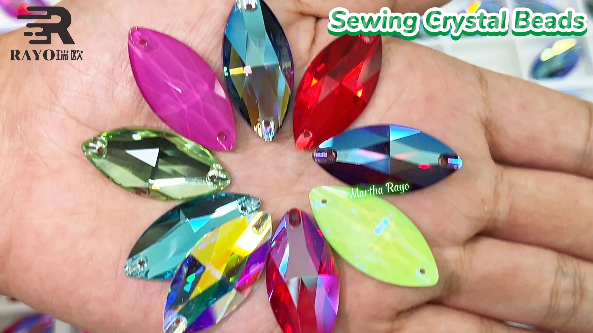 K9 Sew on Multiple Sizes and Shapes Crystal AB Glass Flatback Strass Square Rhinestones for Bling T-shirt and Wedding Dress 1