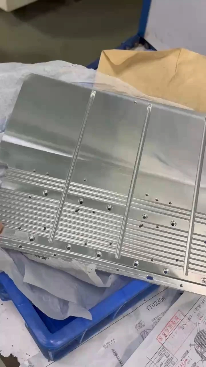 Aerospace Parts Machining-Precision Metal Processing of Support Panels 1