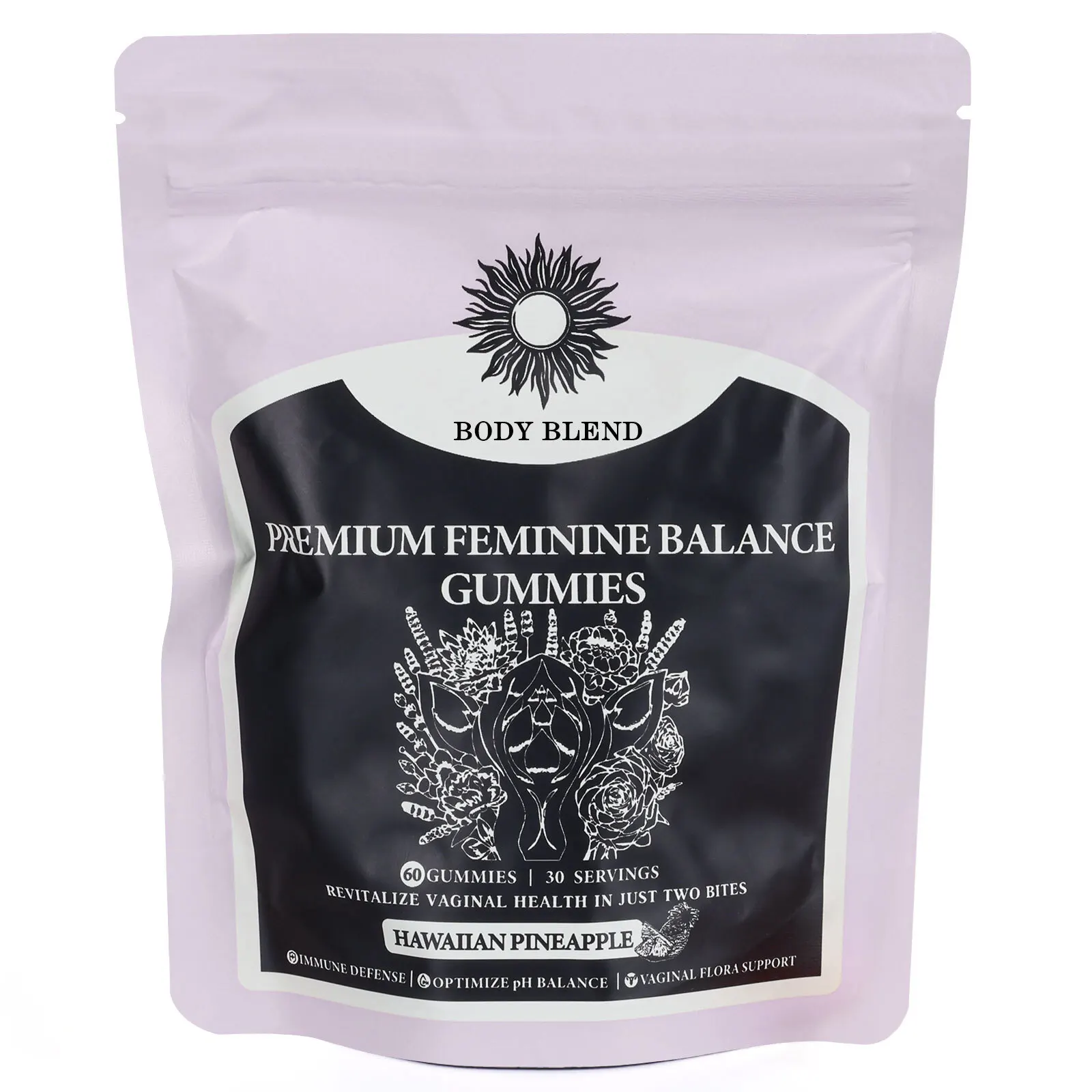 BodyBlend Premium Feminine Balance Gummies for Women's Immune Health 1