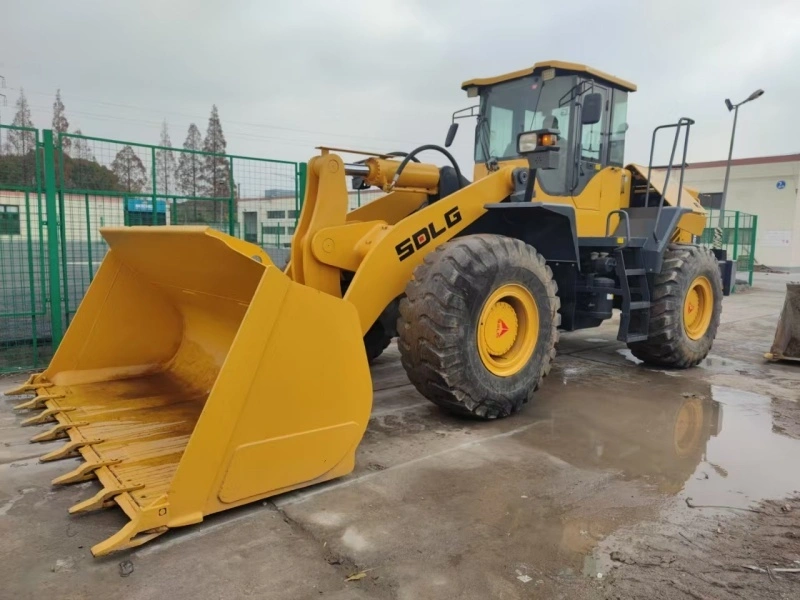 Ginamit na wheel loader sdlg lg968v china gumawa ng kapasidad ng pag -load 6 tonelada 1
